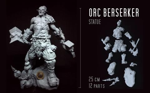 ORC BERSERKER statue