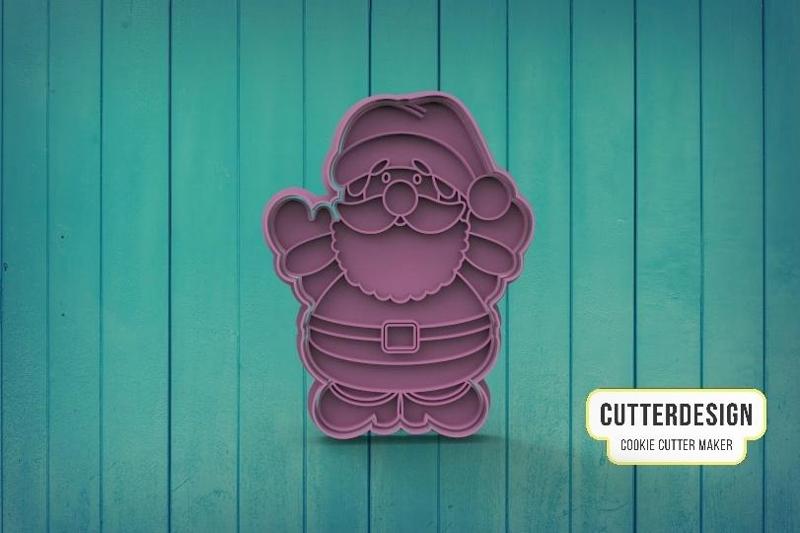 Santa Claus Santa Claus Cookie Cutter M4