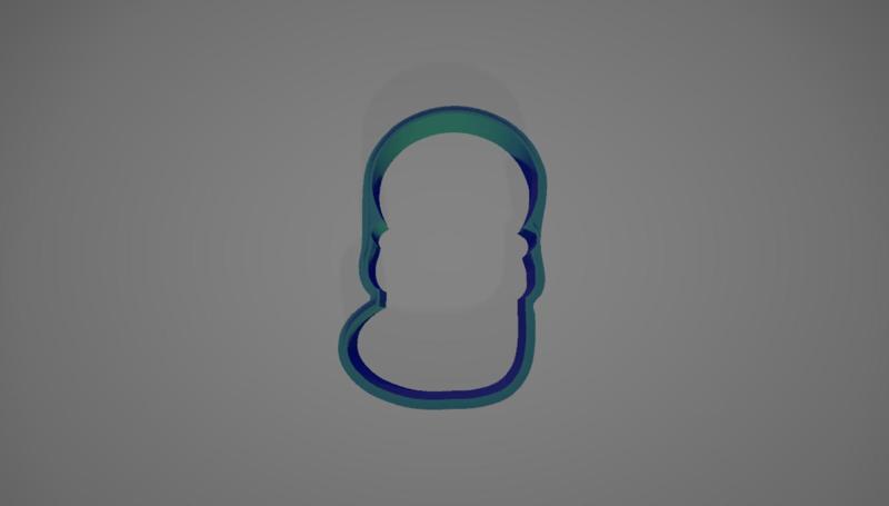 Christmas Boot Cookie cutter around 8,5cm