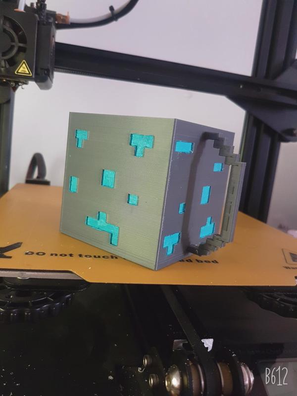 minecraft diamond ore cup