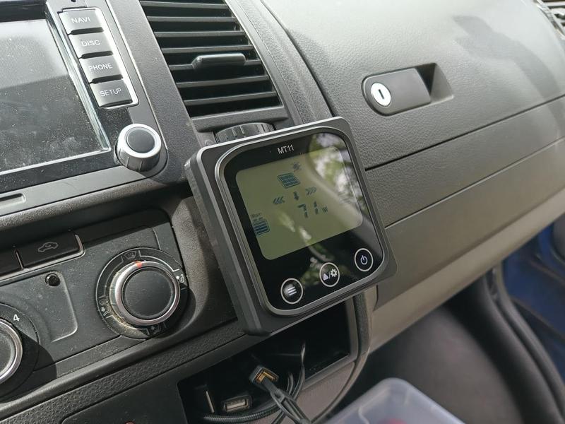 VW T5 MPPT dashboard mount