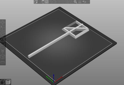 Drill Attachment - Paddle Mixer - Fast Flat Print