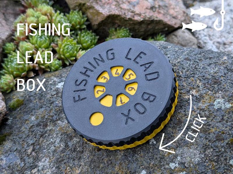 Fishing lead box