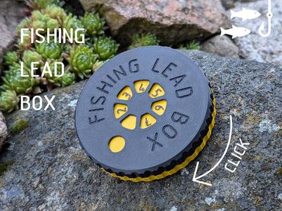 Fishing lead box