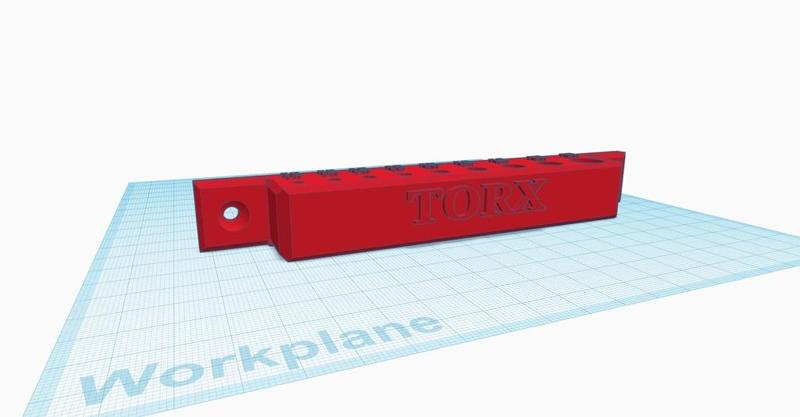 Torx nøgle holder
