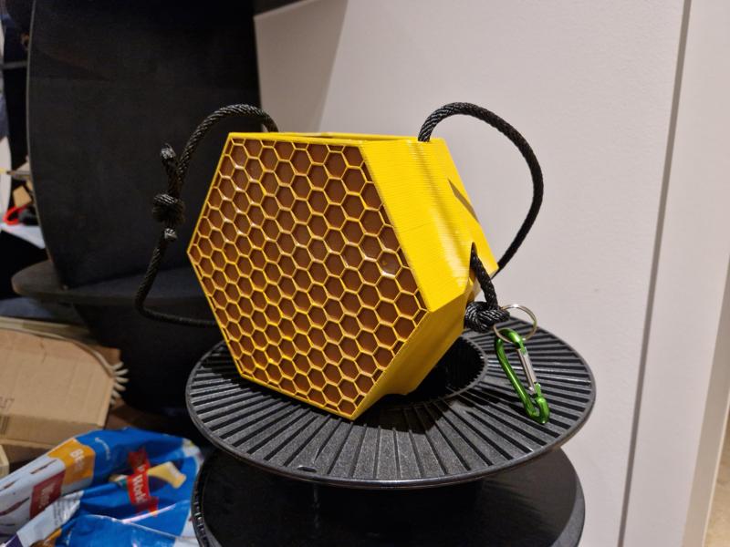 Honey comb styled box/bag