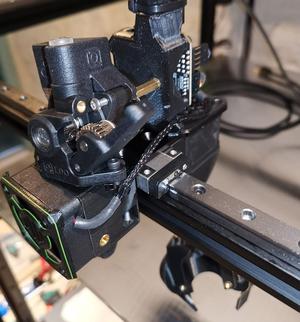 V-Core 4 toolhead EasyFit mod - remove/install the toolhead fully wired with minimal disassembly.