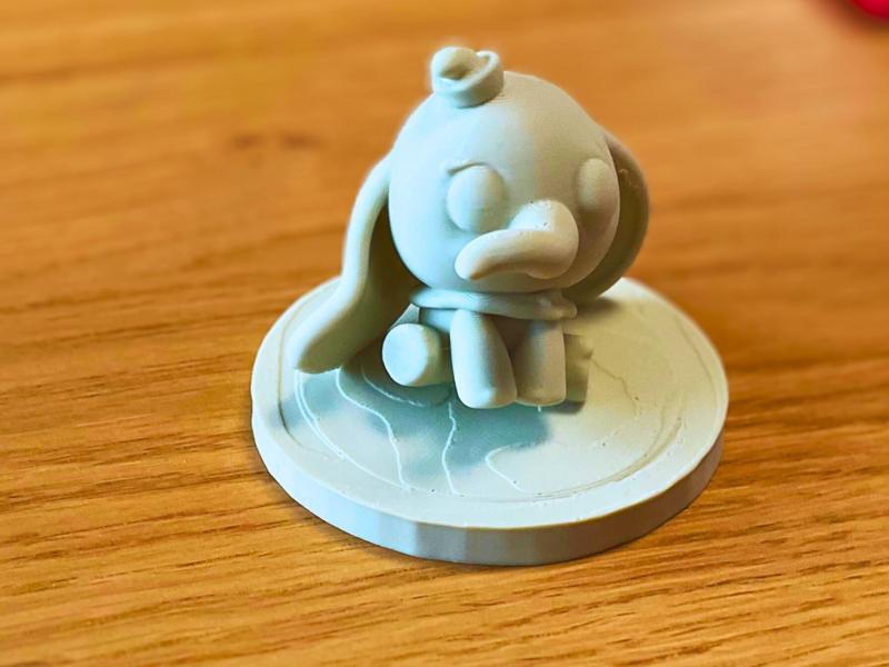 Adorable Askew Elephant Figurine