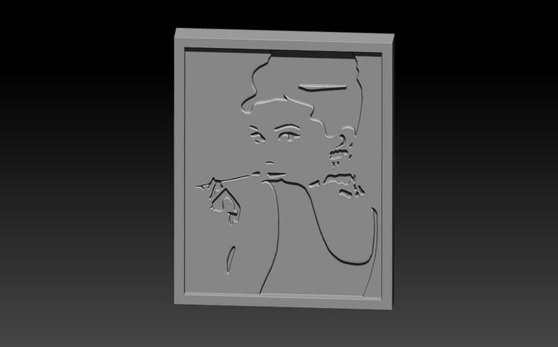 beauty woman candle