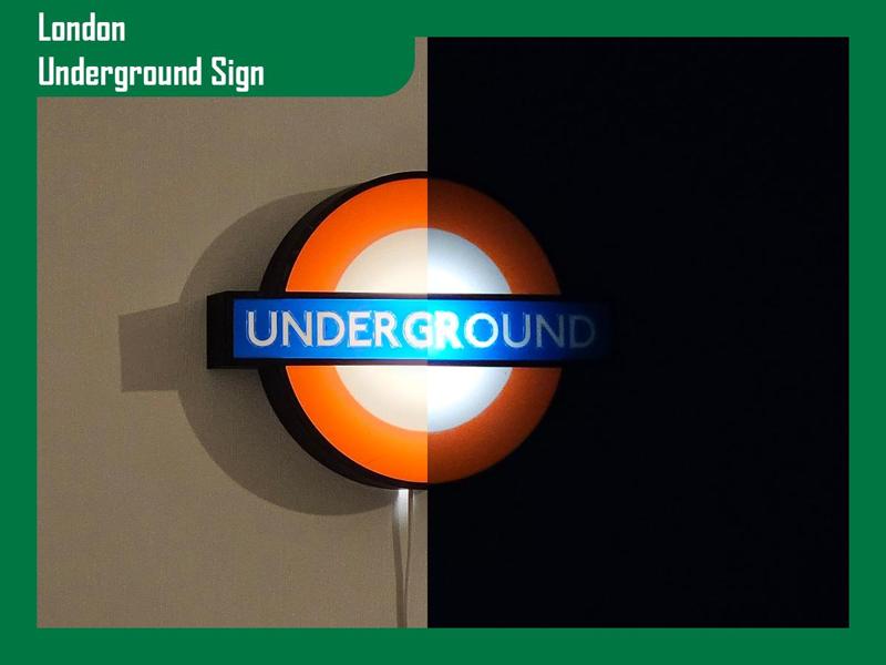 London Underground Sign Lamp