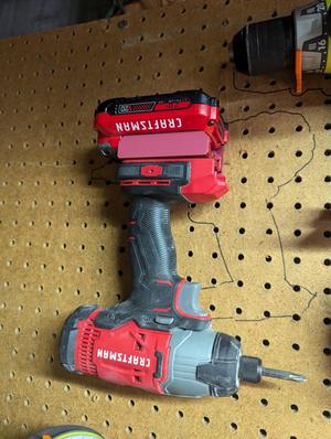 Craftsman Battery and tool holder