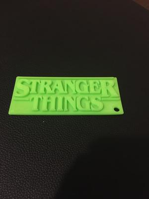Stranger Things Keychain