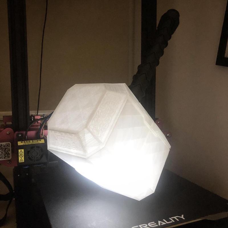 Thor Hammer Handle With Torchlight Insert