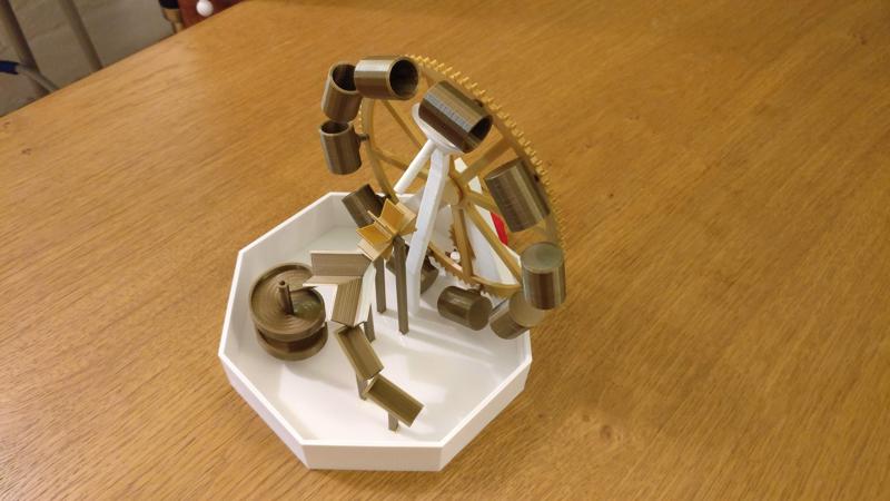 Water Wheel Fountain #TinkerMechanical