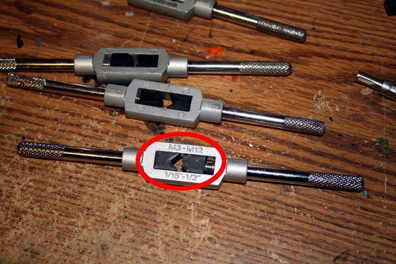 Tap Wrench Replacment Jaw Set