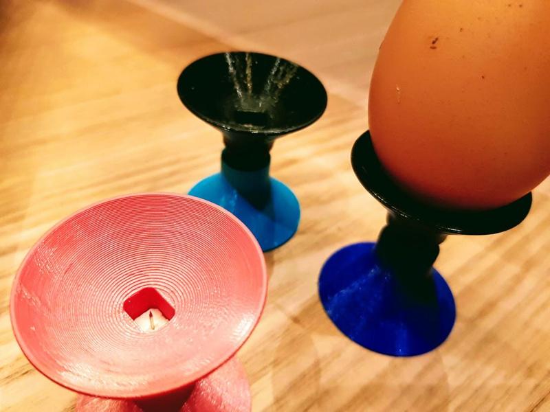 Spring loaded Egg Poker