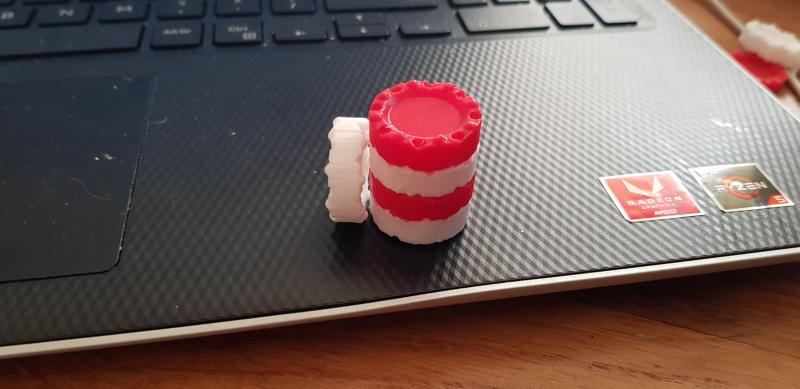 stackable double sided counter