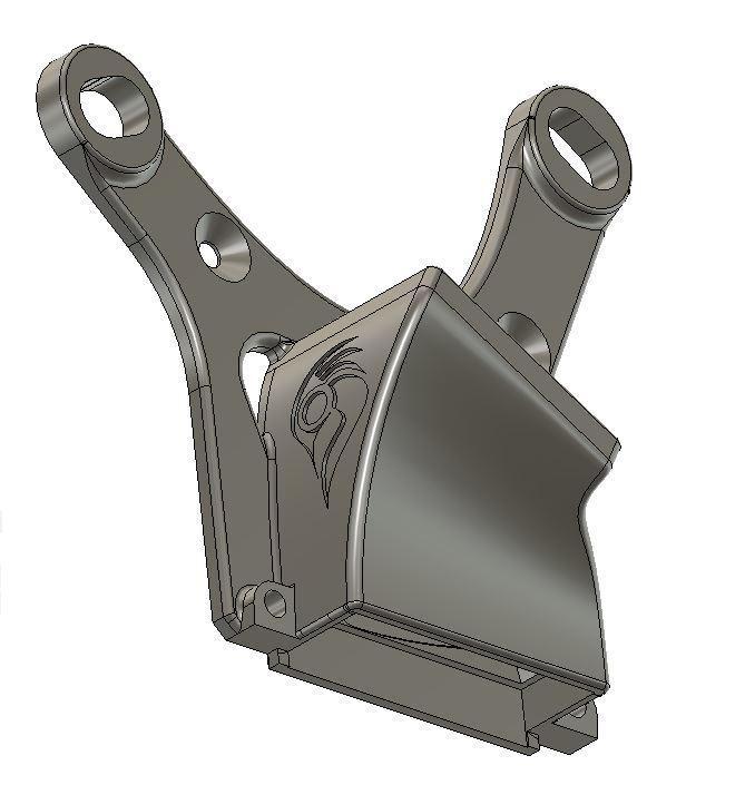 5015 fan adapter for CR-10, Ender 3, Ender 2, Tevos, and the most other creality like knock of standard metal shrouds.