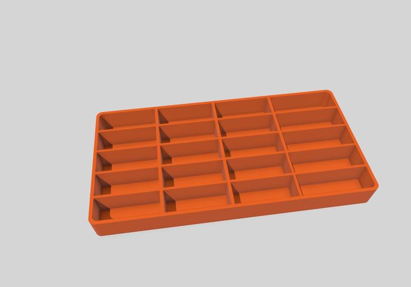 Gridfinity Vape Battery Recycling Box Module