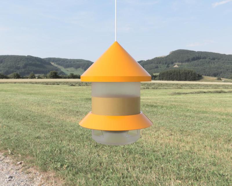 Futtersilo für z.B. geschälte Sonnenblumenkerne, taubensicher