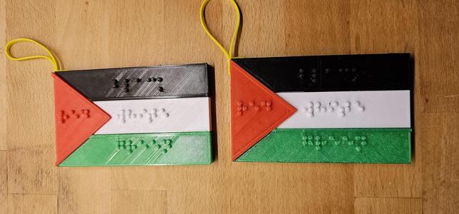 Palestine flag for visually impaired