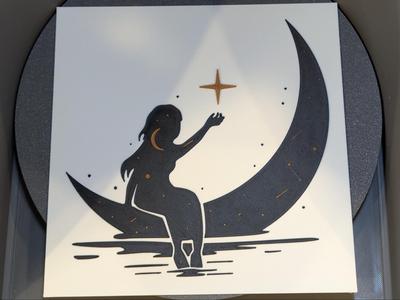 Girl Dreamer (Moon) | Filament Painting
