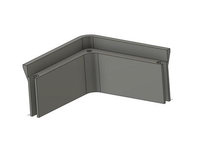 Creality K1C - Rear Betweener Plate and Front Riser