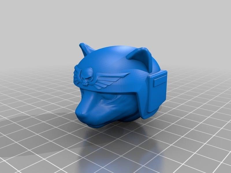 Imperial Guard Abhuman Felinid (Realistic) Head