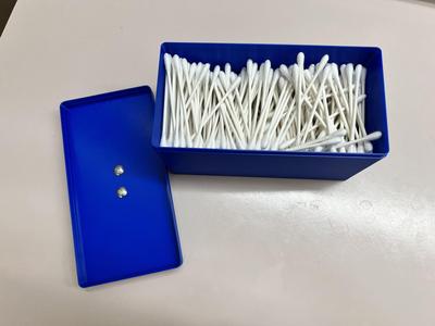 Cotton Bud (Q-Tip) box with lid