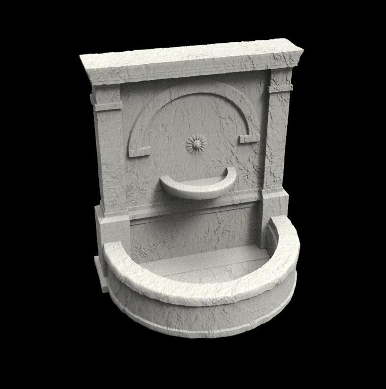 Water Shrine :: Cemetery Decoration B211