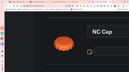 Nuka cola cap keychain