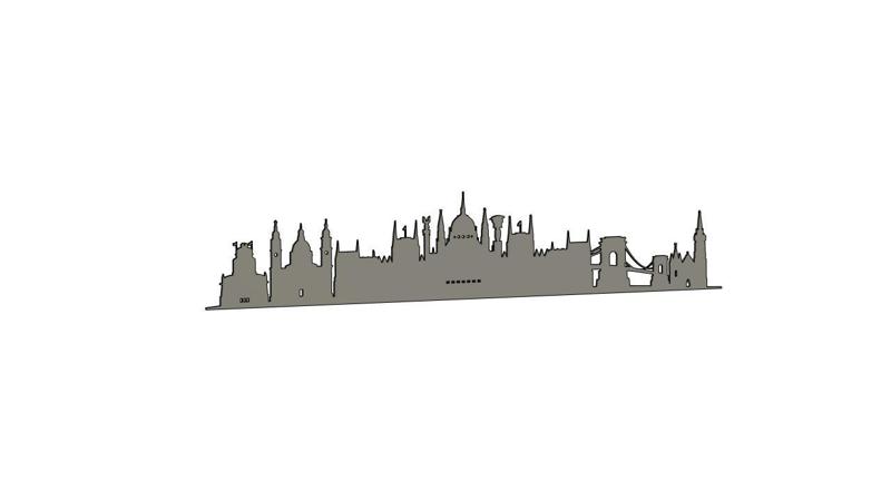 Shilouette of Budapest