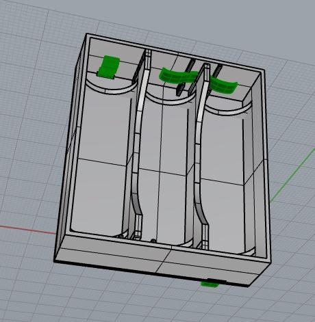 box for 3 cells 18650