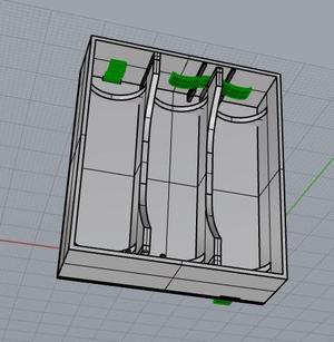 box for 3 cells 18650