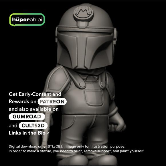 Mariolorian - Mandalorian x Mario