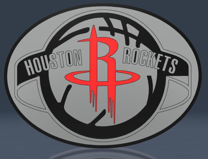 Houston Rockets LED Lamp (Light Box)