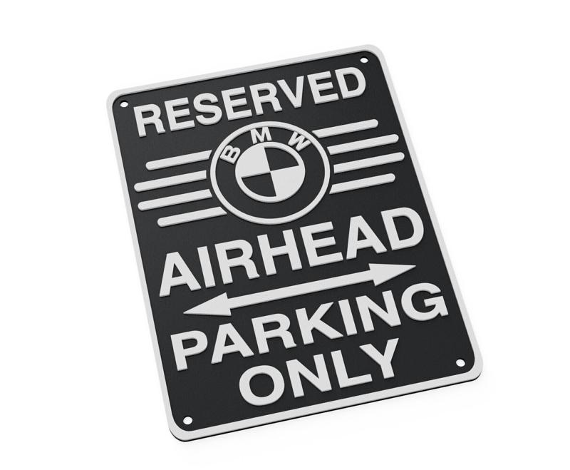 Easy Print Any Printer BMW R50/5 R60/5 R60/6 R75/6 R45 R65 R80 R90S R100 Airhead Bobber Urban Scrambler Workshop Garage Parking Sign