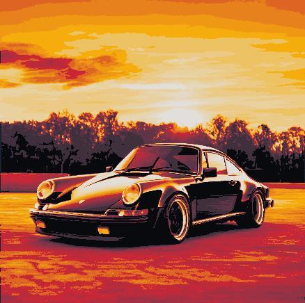 Porsche 911 Hueforge