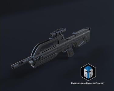 Halo Infinite Battle Rifle - 3D Print Files