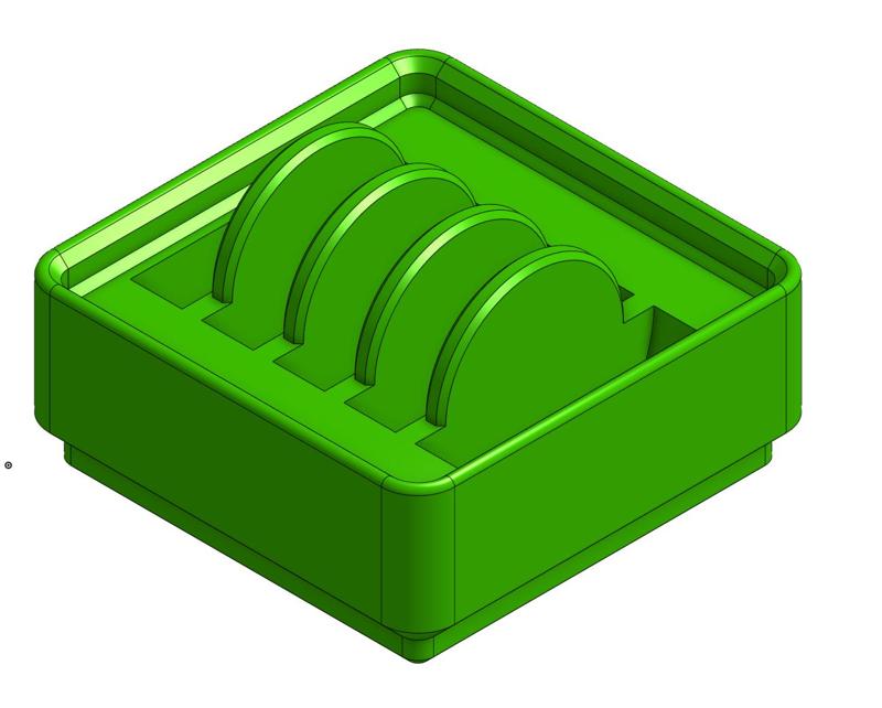 No Glue Gridfinity CR2450