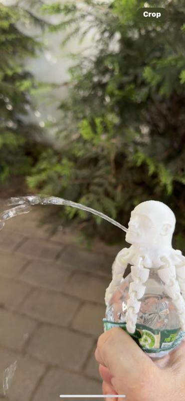 Spitting Rock-topus Octopus bottle topper fidget