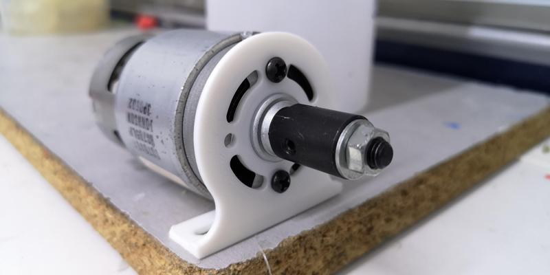 775 DC motor 90 degree mount bracket