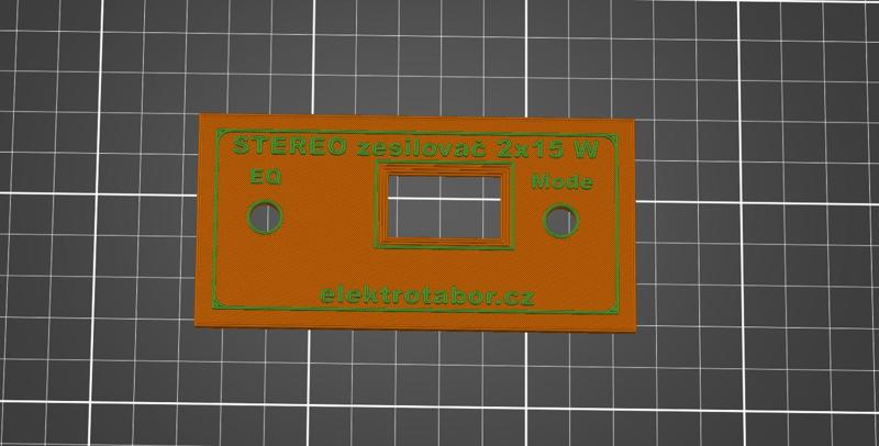 Krabička na 2x15W zesilovač