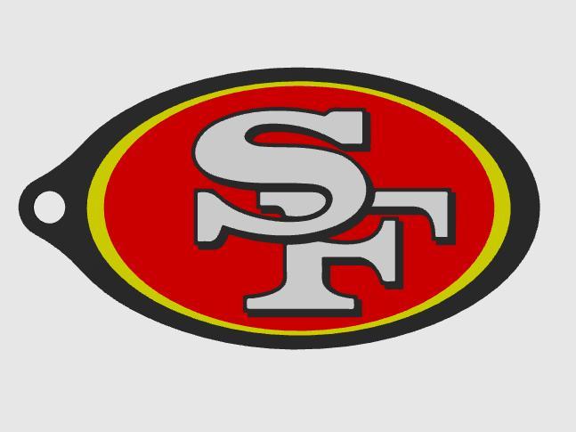 San Francisco 49ers Keychain