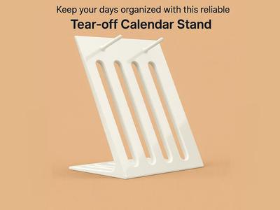 Tear-off calendar stand