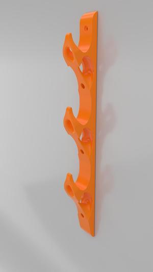 Hanger and clothes holder with hooks