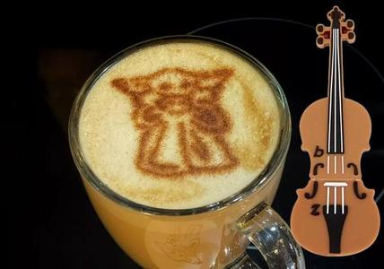 STAR WARS YODA - coffee stencil