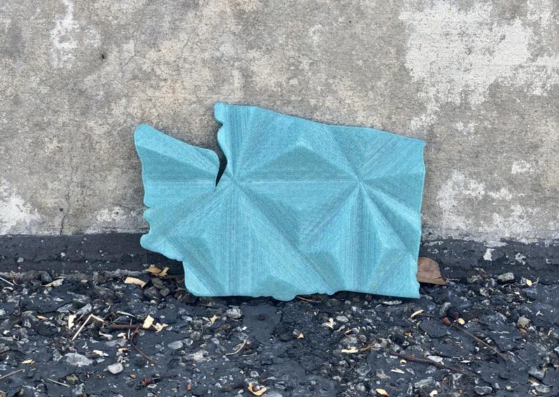 Faceted 50 States Shapes