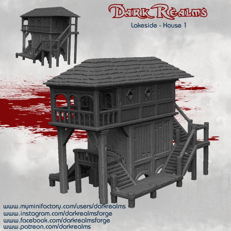 Fantasy Scenery - Lakeside House 1