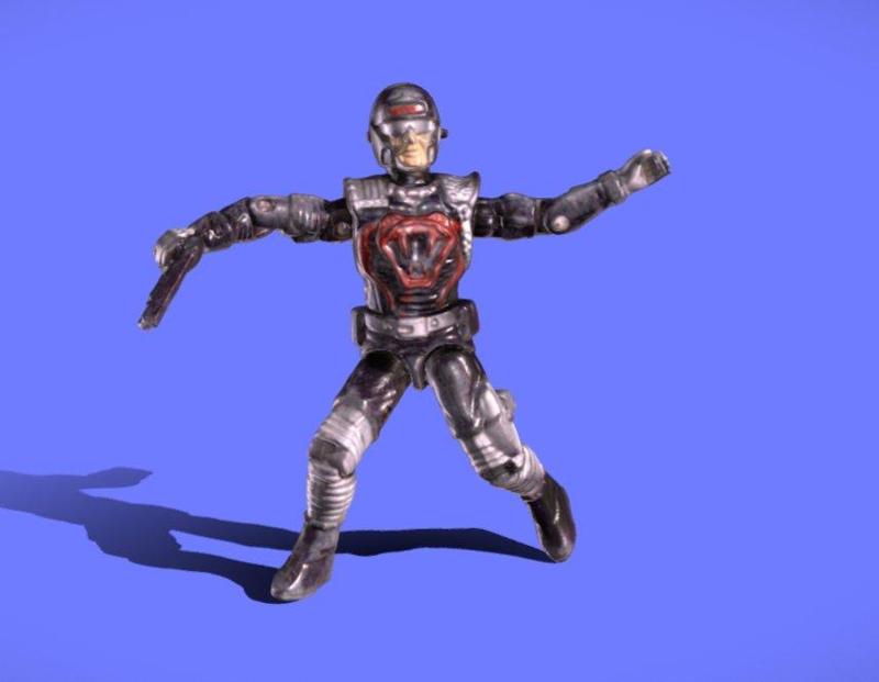 1994 GI-JOE Abutre- Negro - 3D SCAN